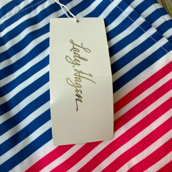 Lady Hagen New with Tags Bon Voyage Chevron Golf Skort - Picture 3 of 6